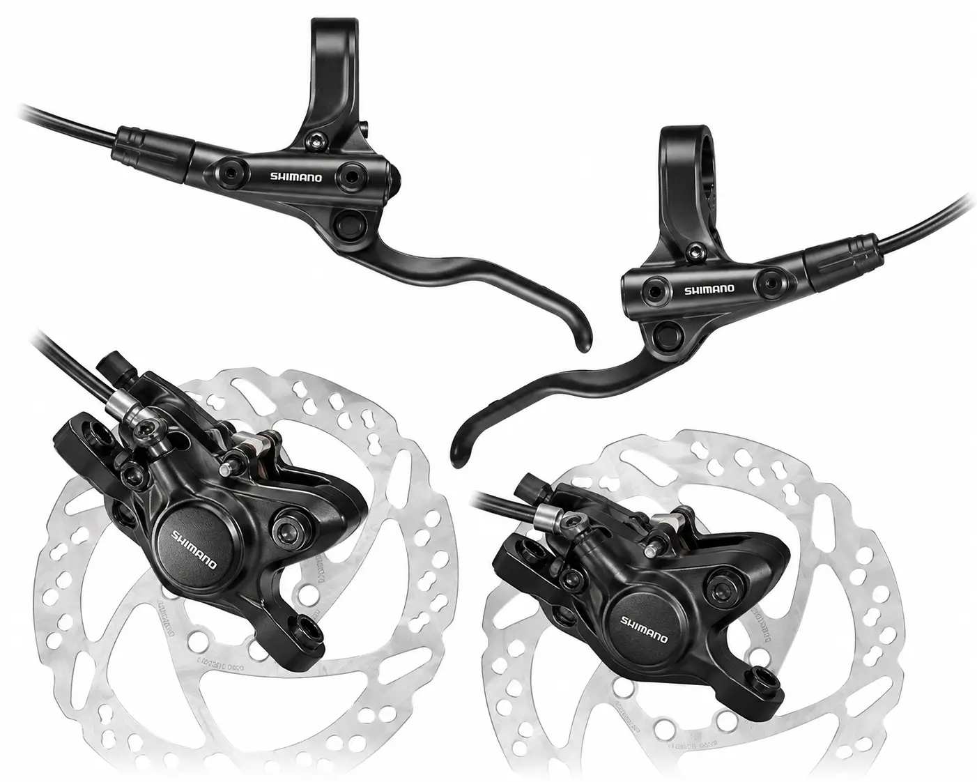 Гидравлический дисковый тормоз Shimano MT200